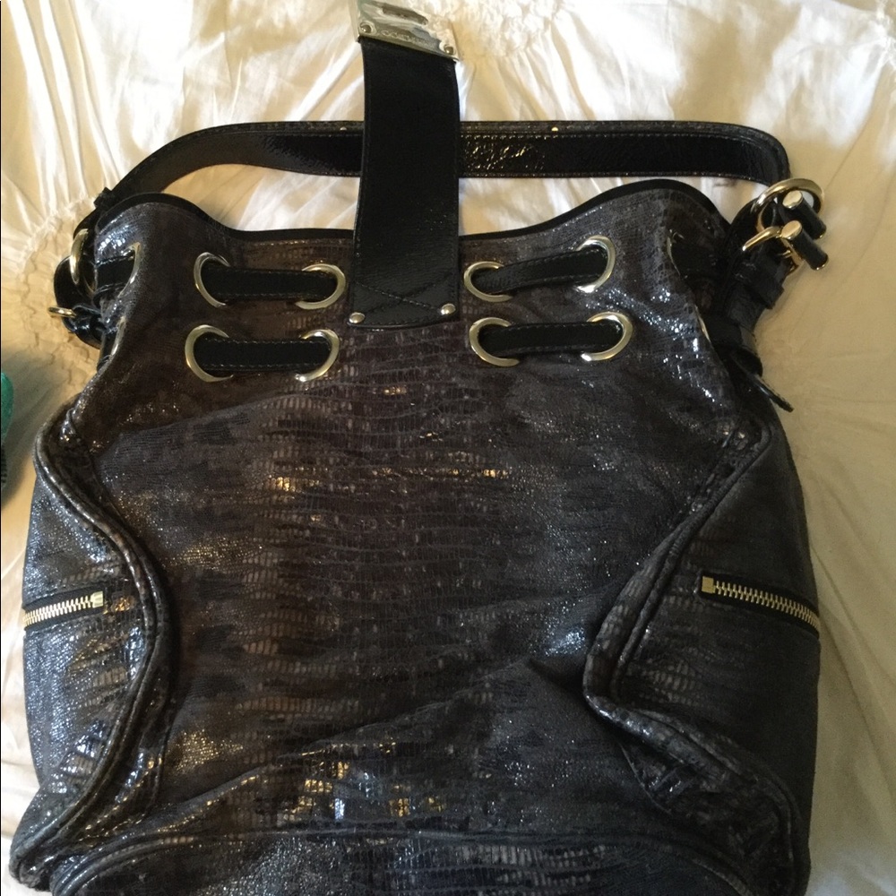 Jimmy Choo Python Ramona Bucket Bag - Picture 4 of 8